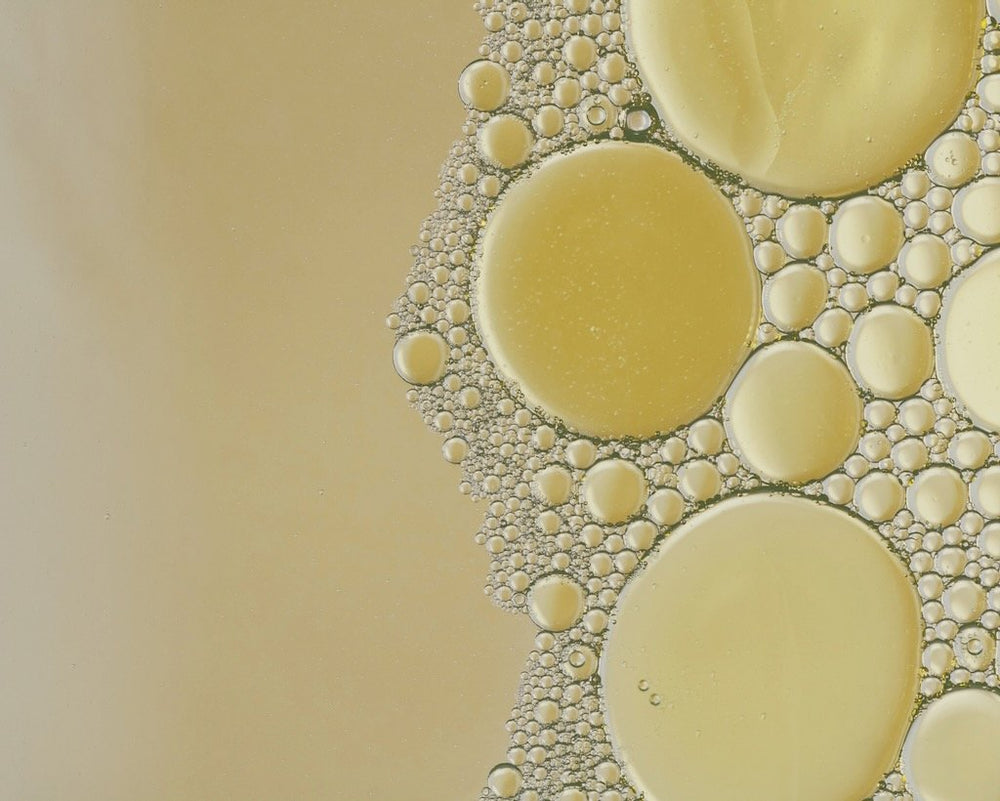  Bubbly and light texture of a science backed skincare product used for dry, acne, sensitive, and combo skin 