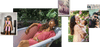  Collage of Motif beauty founder, Devanshi, as a child, mother, and entrepreneur 